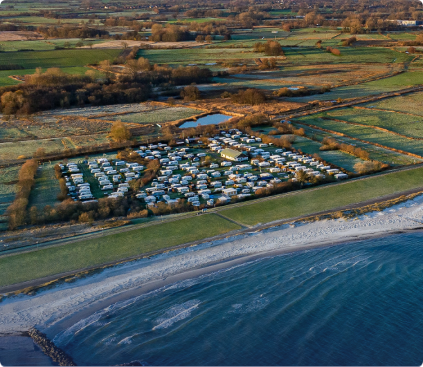 Campingplätze und große Flächen